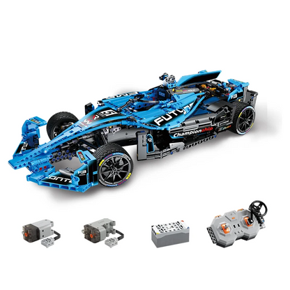1667PCS RC Drift Car Building Blocks with Motor