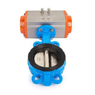 DN65 Stainless Steel Pneumatic Wafer Butterfly Valve