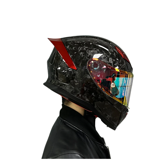 Lightweight Full Face Motorbike Helmet Size XL