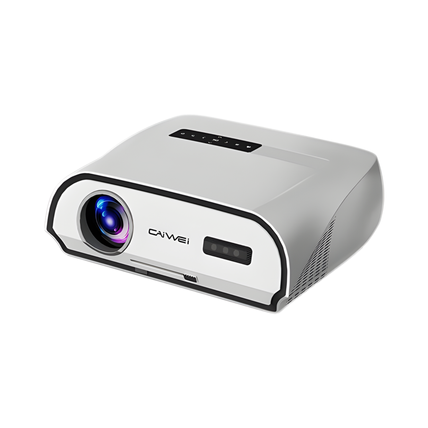 3500 ANSI Smart 1080P Movie Projector with Auto Focus White