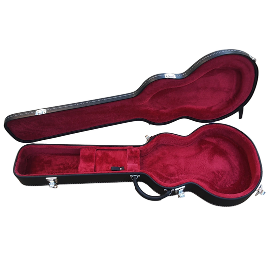 Premium Guitar Case LP Style Protective Carry Case Black