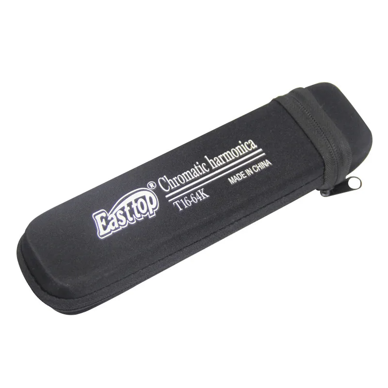 Professional 16-Hole Chromatic Harmonica 64 Tones C Key