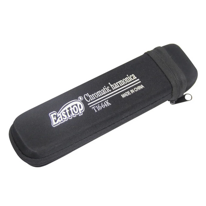 Professional 16-Hole Chromatic Harmonica 64 Tones C Key