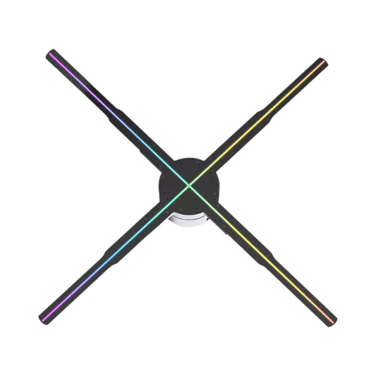 Large 65cm 3D LED Hologram Advertising Display Fan