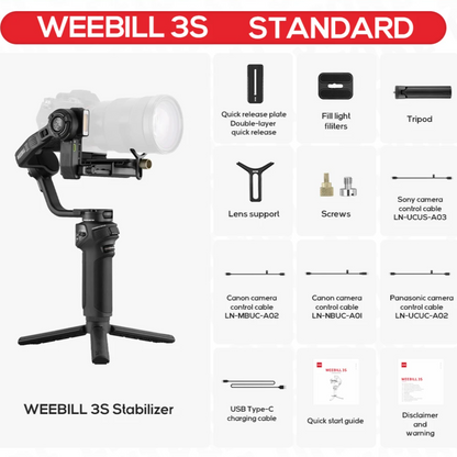 3 Axis Handheld Camera Gimbal Stabilizer for DSLR