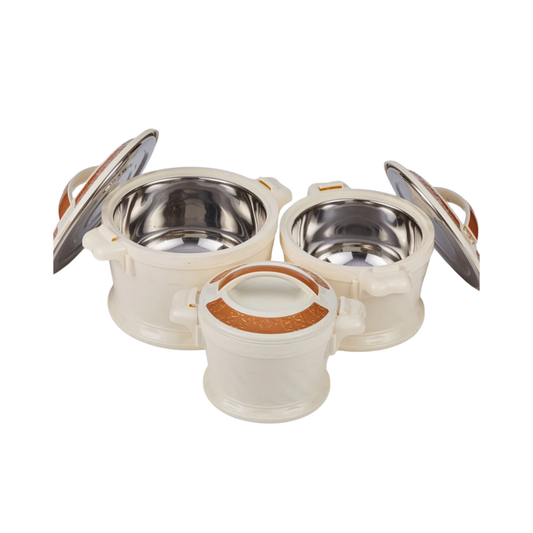 Large Capacity Thermal Rice Bucket Set White