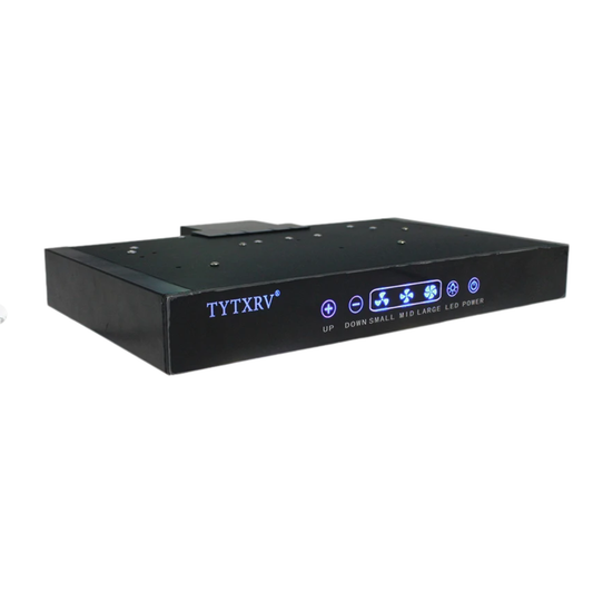 Compact 12V Camper Range Hood Touch Control Small