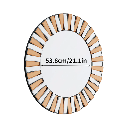 Large Venetian Starburst Wall Mirror for Entryway Decor