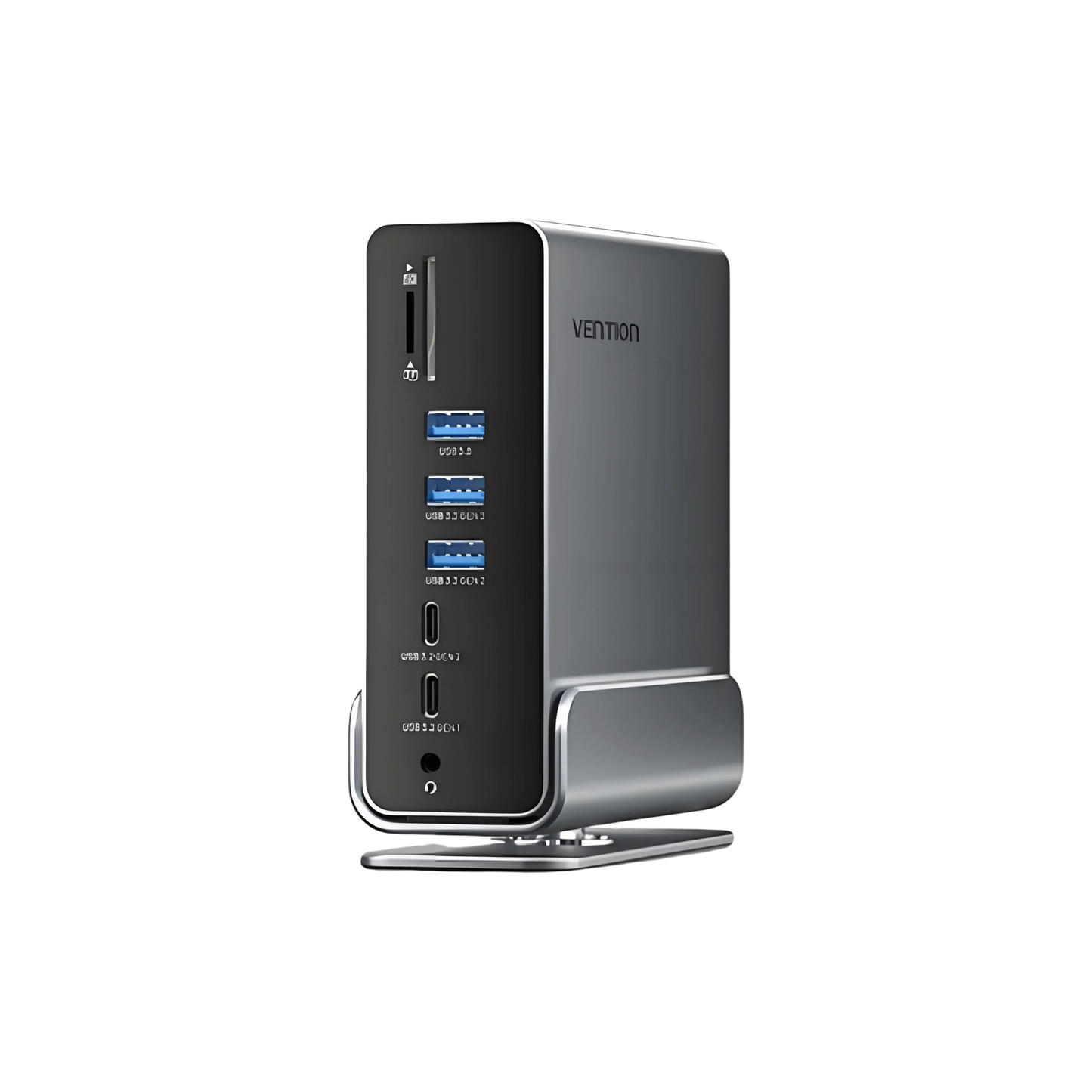 USB-C Hub with Base 15in1 4K 60Hz Triple Monitor Dock