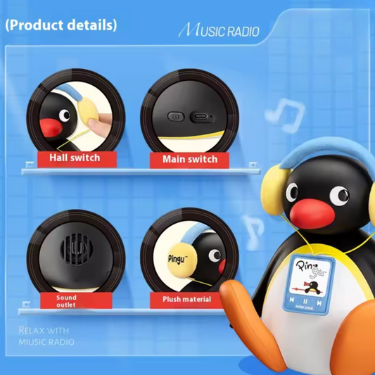 Portable Mini Bluetooth Speaker with Cute Shaking Head Design