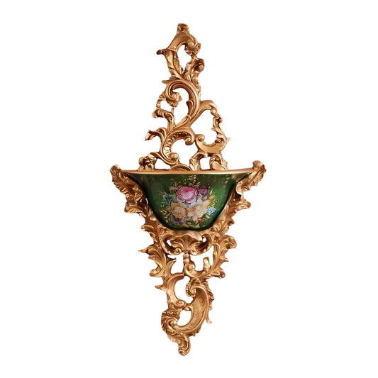 Luxury Resin Wall Decoration Faux Plant Vase