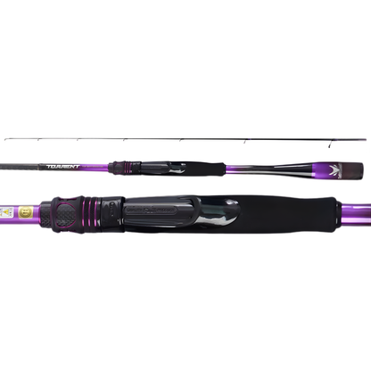 6'6" High Carbon Spinning Fishing Rod with Fuji Guides