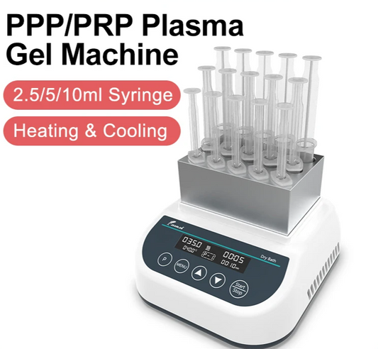 Compact Plasma Gel Heating Device for 2.5–10ml Syringes DB100G