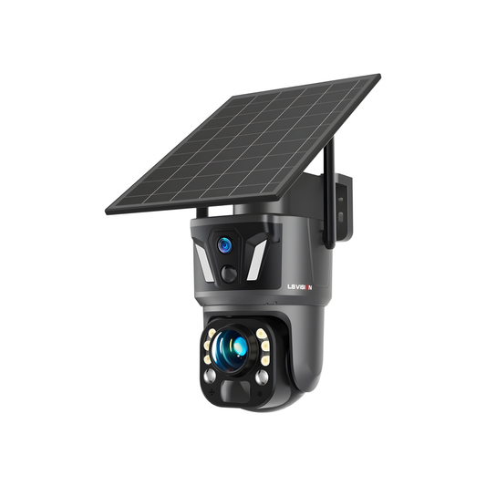 8MP WiFi Solar Security Camera 99X Zoom PTZ