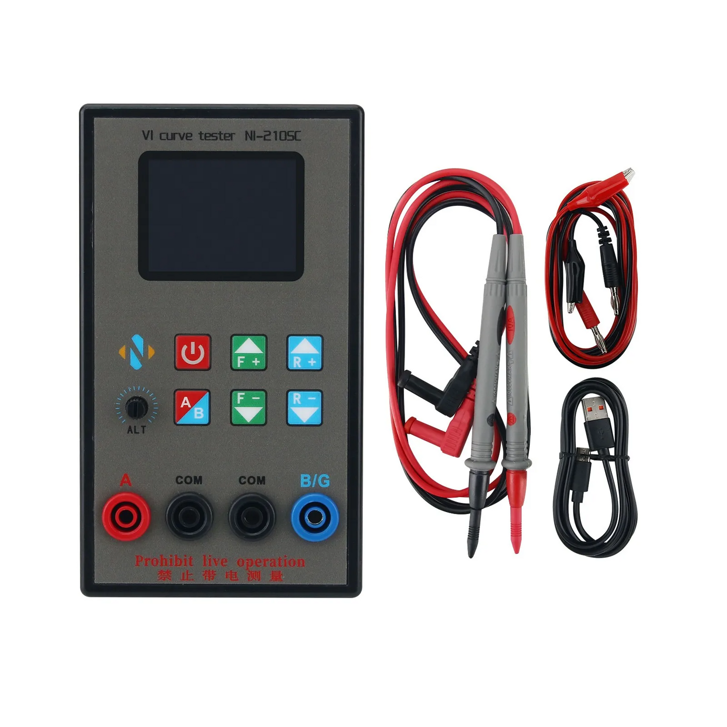 Portable Dual-Channel VI Curve Tester 2.0-inch TFT Display