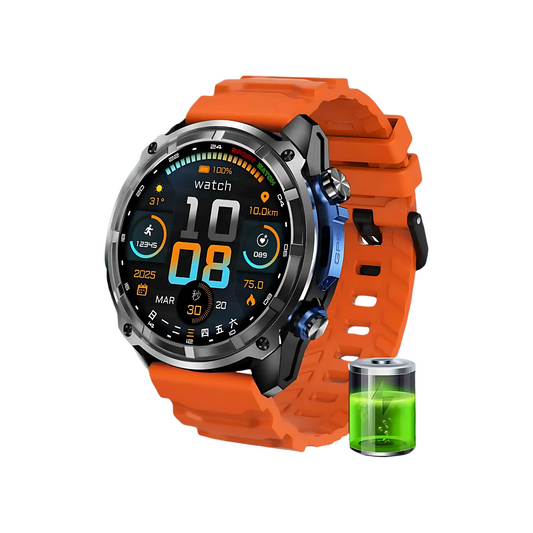 Orange GPS Smart Watch with 4GB Music Storage