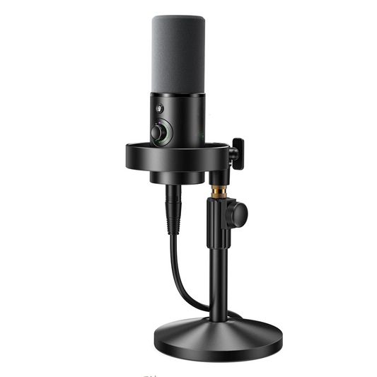 Dynamic Podcast Mic with 192kHz Audio Quality