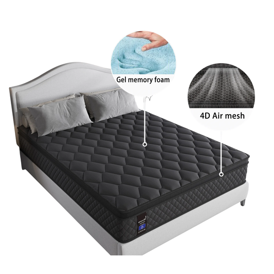 Double 34cm Gel Memory Foam Pocket Spring Mattress