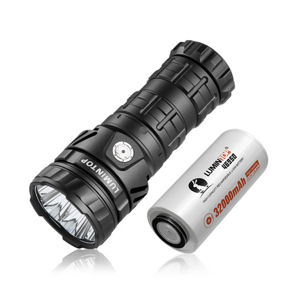 USB-C Rechargeable 15,000 Lumen Tactical Flashlight