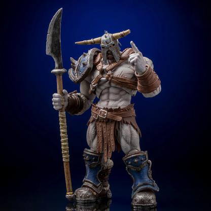 Collectible Fantasy Soldier Figure White Box Packaging