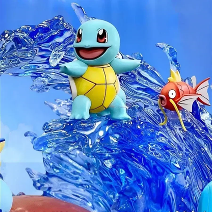 Ocean Blastoise Collectible Figure Statue Anime Battle Display Model