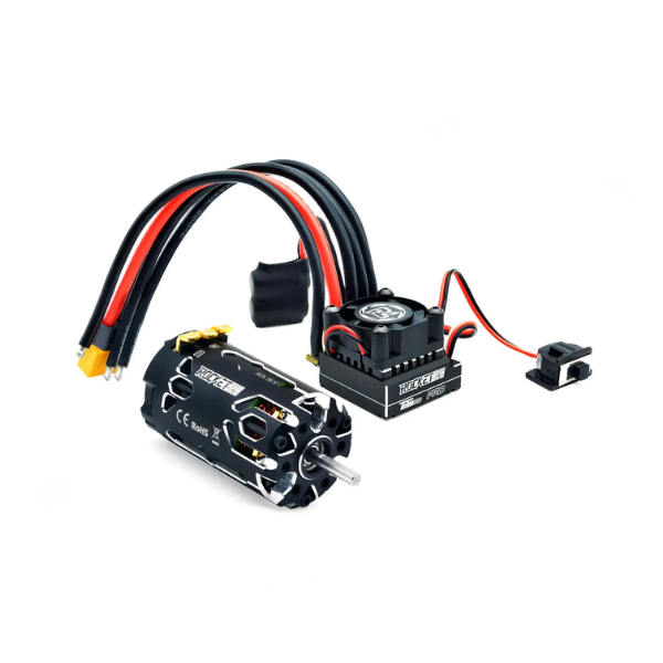 17.5T Sensored Brushless RC Motor with 80A ESC