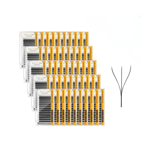 0.07mm 11mm Premade Eyelash Fans Natural Soft Volume Extensions