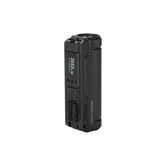 Portable LED Torch 3600 Lumens USB-C Work Light Black