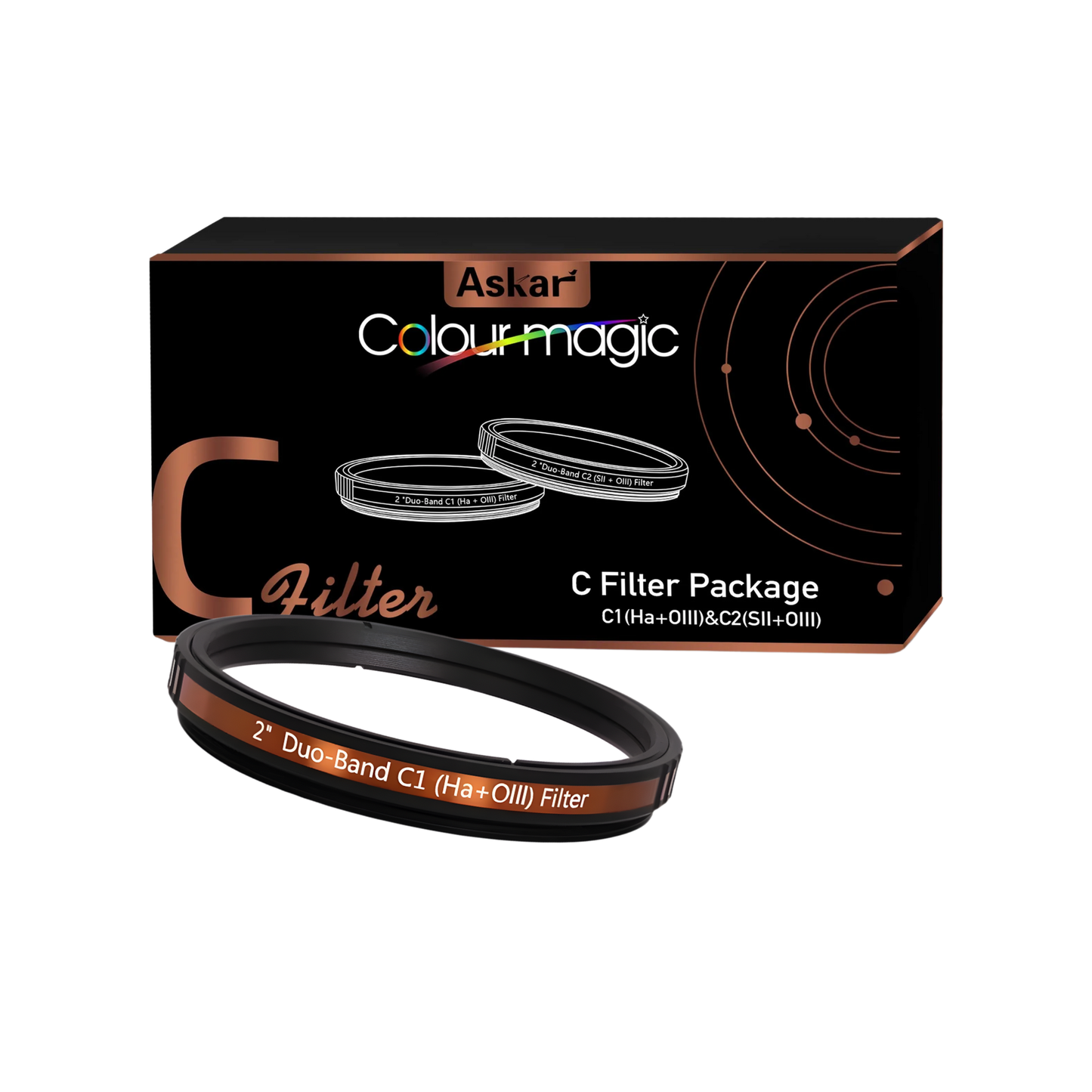 Astrophotography 2 Inch Duo-Band Filter Ha OIII