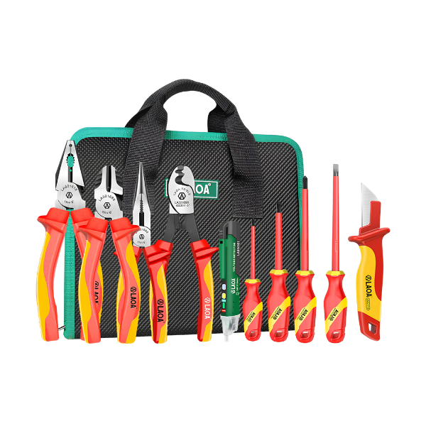 Insulated Electrician Tool Kit Multi-Piece Repair Set