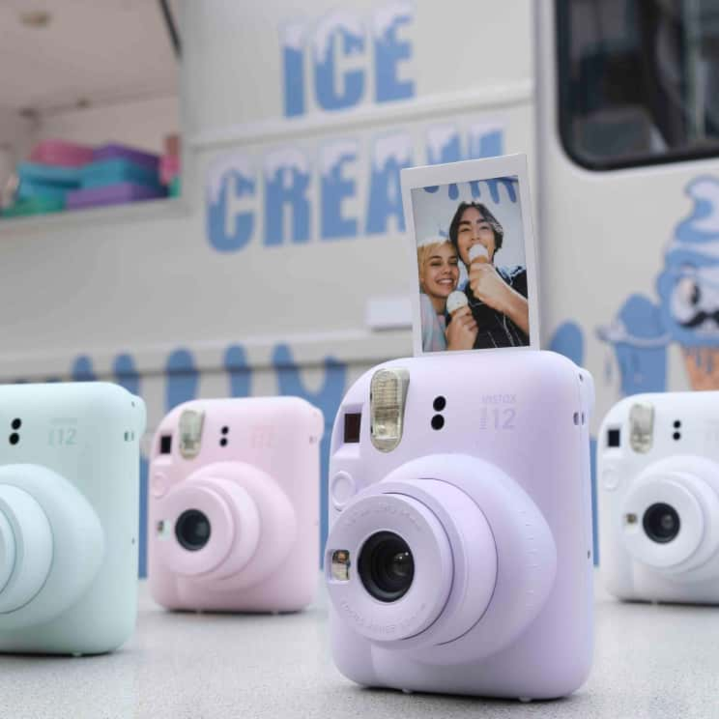 Instant Print Camera Mint Green Compact Portable Snapshot