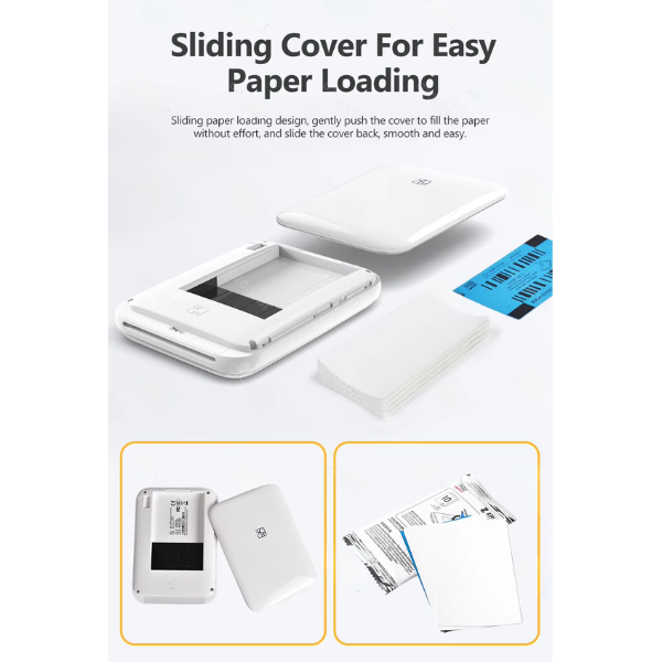 Mini Bluetooth Pocket Photo Printer 2x3-Inch