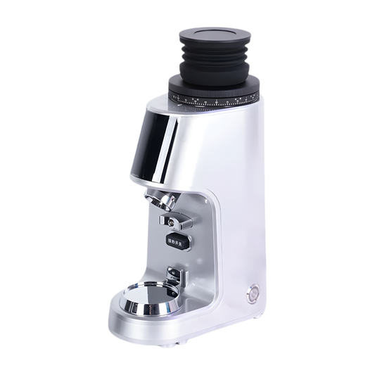Precision 100-Step Flat Burr Coffee Grinder Silver 4.0 Plus