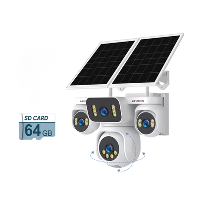 4G Outdoor Solar Camera 64GB 24/7 Recording