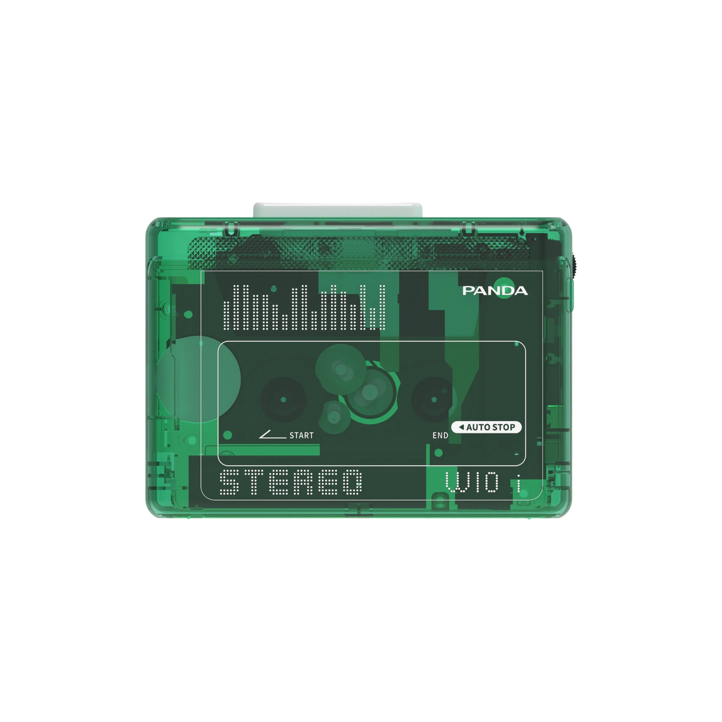 Vintage Dual Channel Cassette Player Green