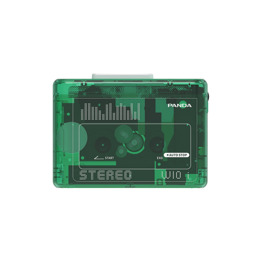 Vintage Dual Channel Cassette Player Green