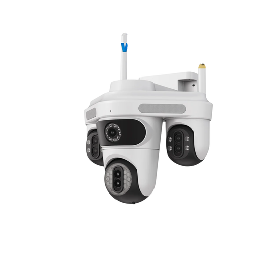 Panoramic 10X Zoom 4K Surveillance Camera 64GB