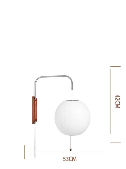 Italian Design Minimalist Atmosphere Silk Wall Lamp