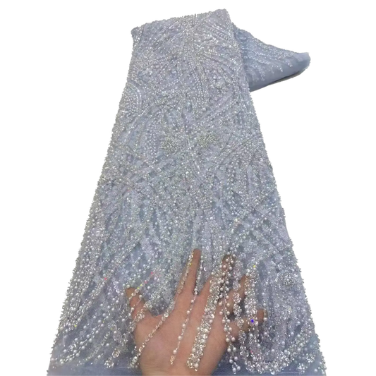 Elegant Mesh Lace Fabric 120cm for Dresses