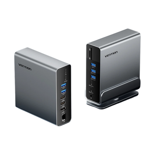 USB C Docking Station with Dual 4K HDMI and DP