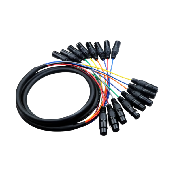 8-Channel XLR Snake Cable Male to Female 5m