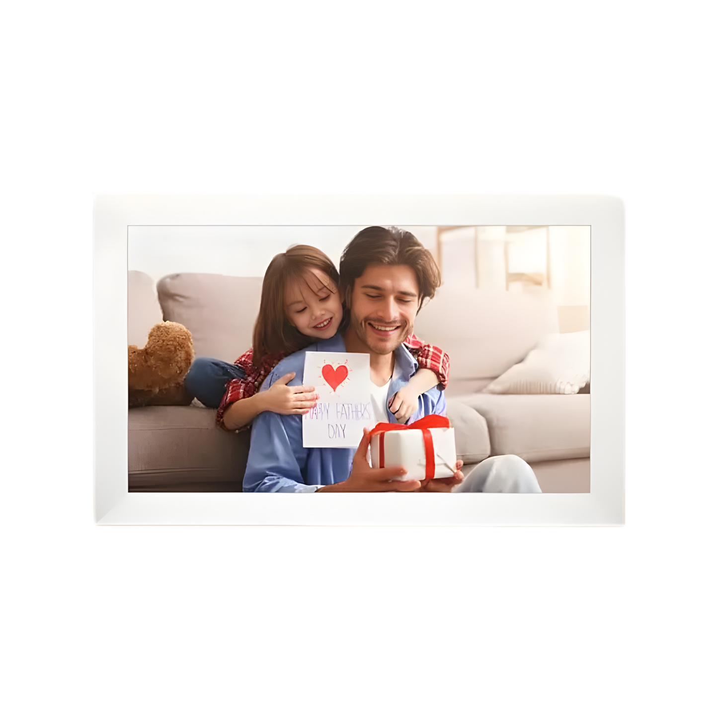 Smart WiFi 15.6" Touchscreen Digital Frame White