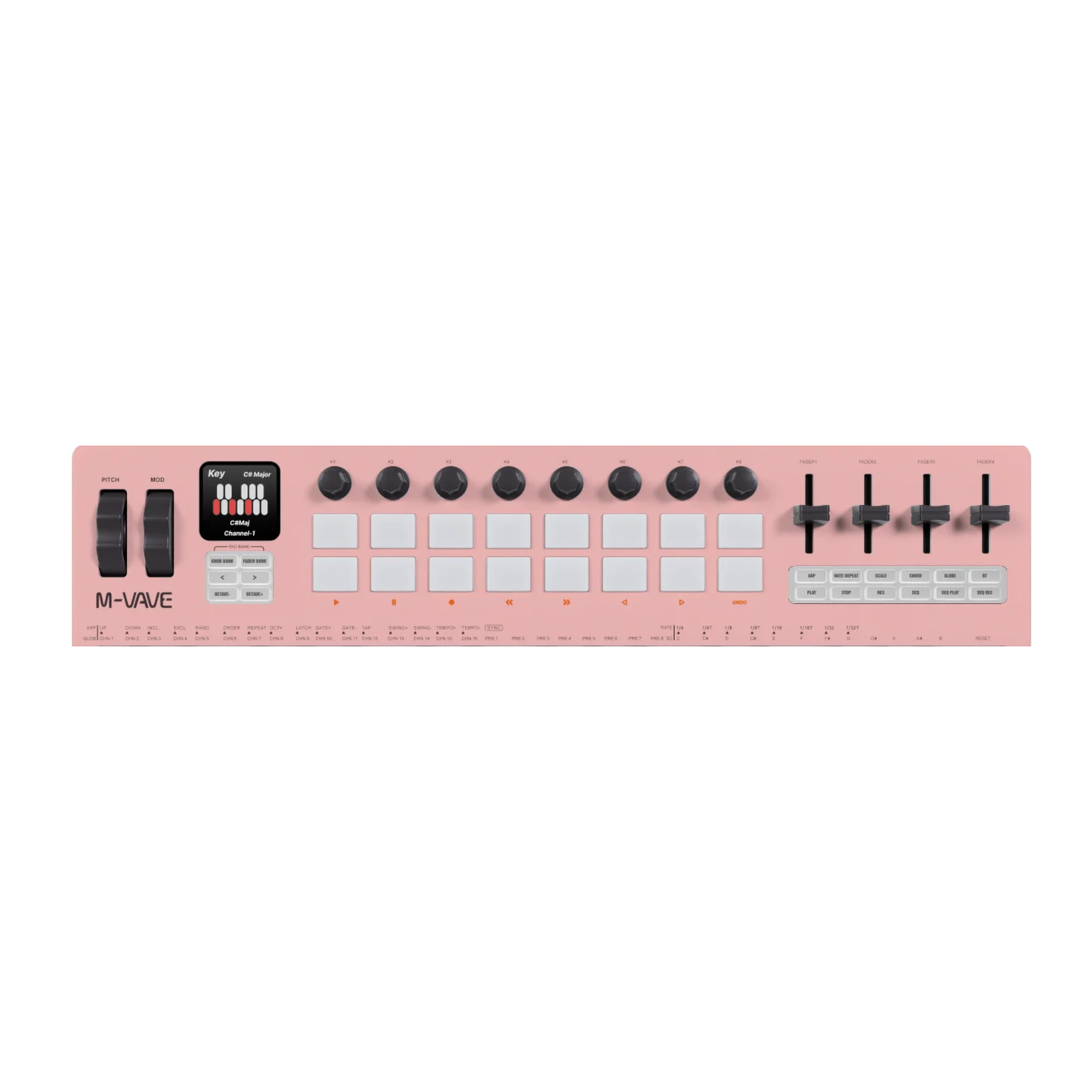 Portable 37 Key MIDI Controller with Synth Engine