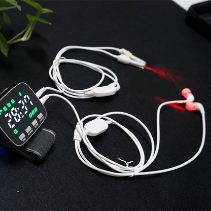 Rechargeable Laser Health Watch for Circulation and Wellness Support