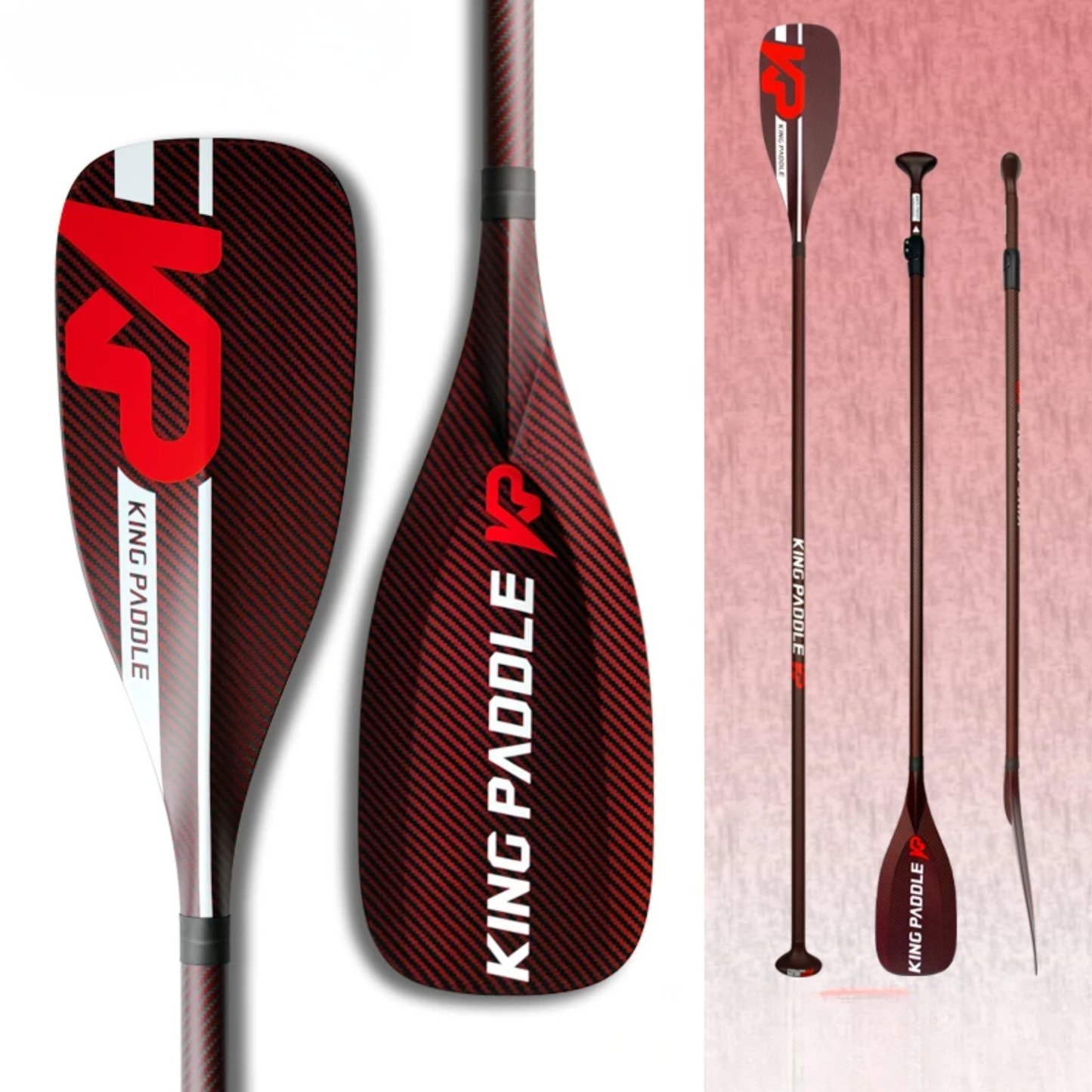 Portable Kevlar SUP Paddle 3-Section Surfboard Paddle
