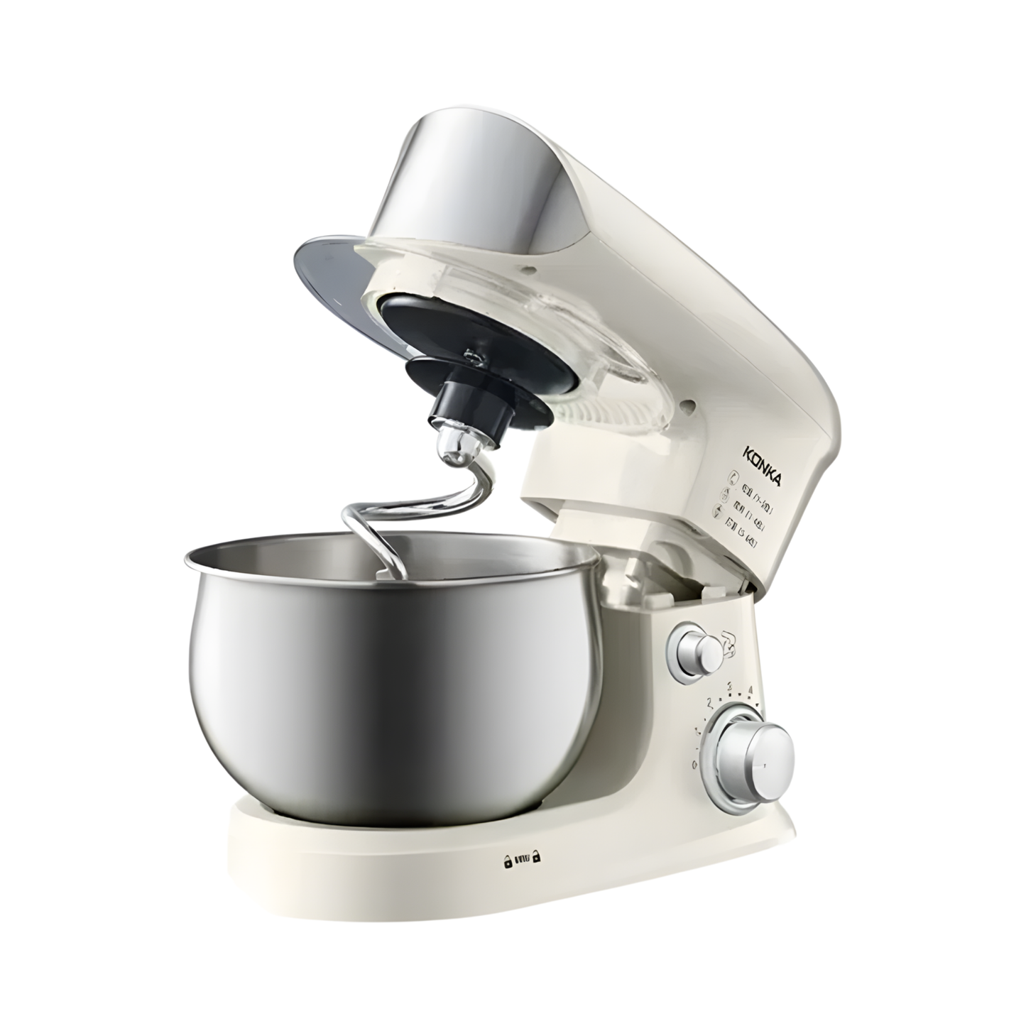 5L Automatic Stand Mixer Dough Kneading Chef Machine White