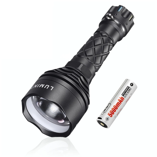Rechargeable 21700 LEP Flashlight Long‑Range Search Torch