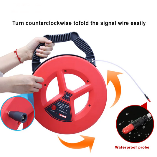 UNI-T 30m Wall Pipe Blockage Detector with Depth Accuracy