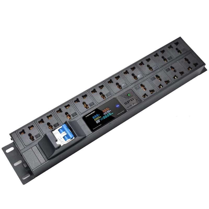 14-Socket Surge Protector Power Strip with 2M Cable