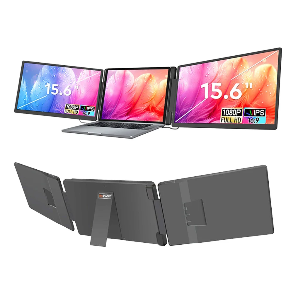 15.6" Portable Dual Screen Monitor FHD IPS Display